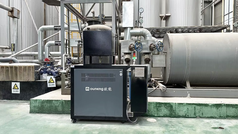 電加熱導(dǎo)熱油爐在瀝青管道控溫的應(yīng)用案例「歐能機械」